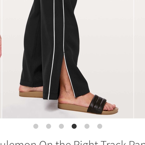 Lululemon On the Right Track Pants Sz 8 - Picture 4 of 9